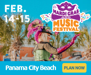 Visit PCB Mardi Gras 300×250